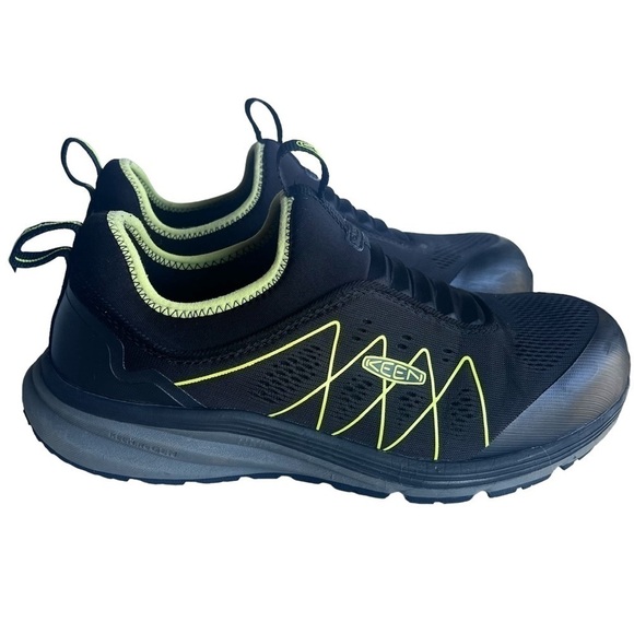 Keen Utility Shoes Mens 11D Black Vista Energy Carbon Toe Safety Work Steel Toe - Picture 1 of 11